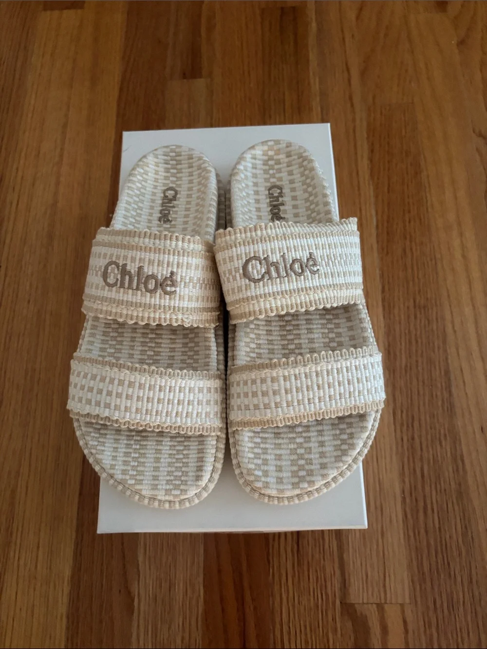 Chloe Rori Woven Slides